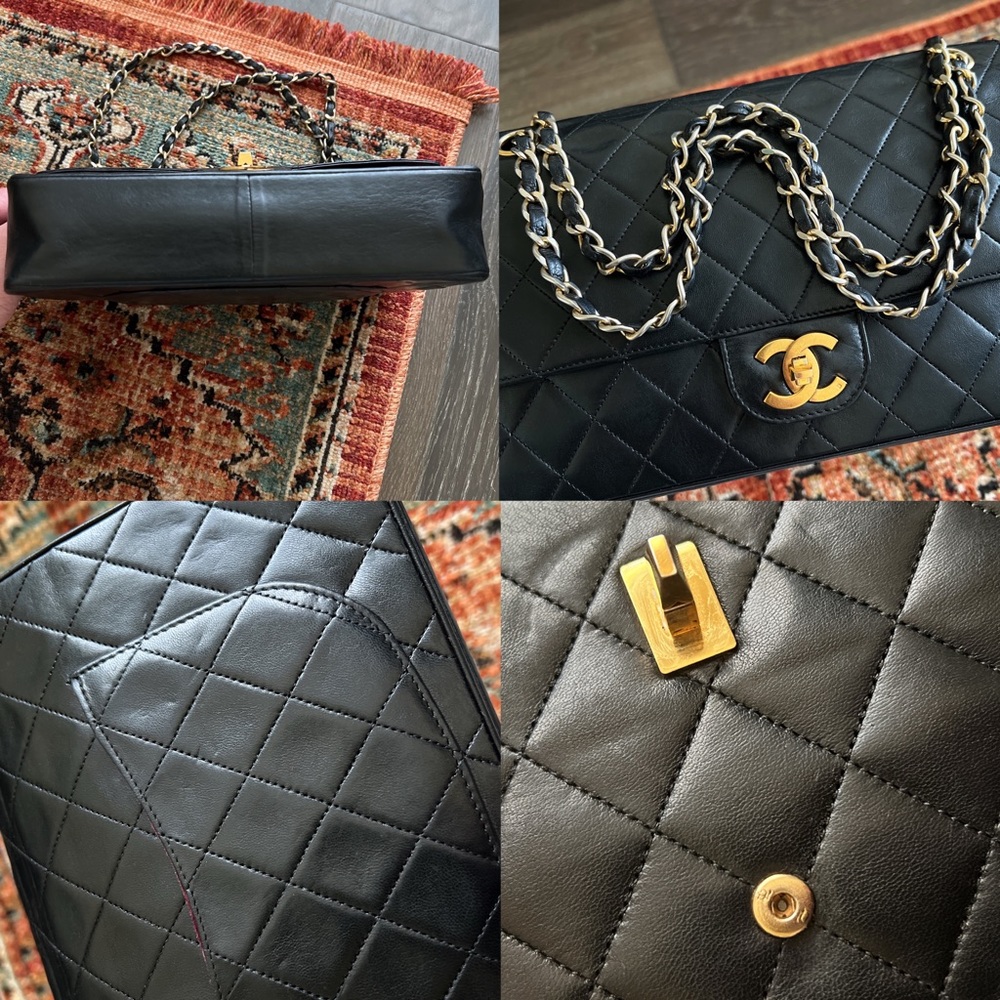 SOLD**Chanel Vintage Classic Medium Double Flap Bag - Picture 10 of 14